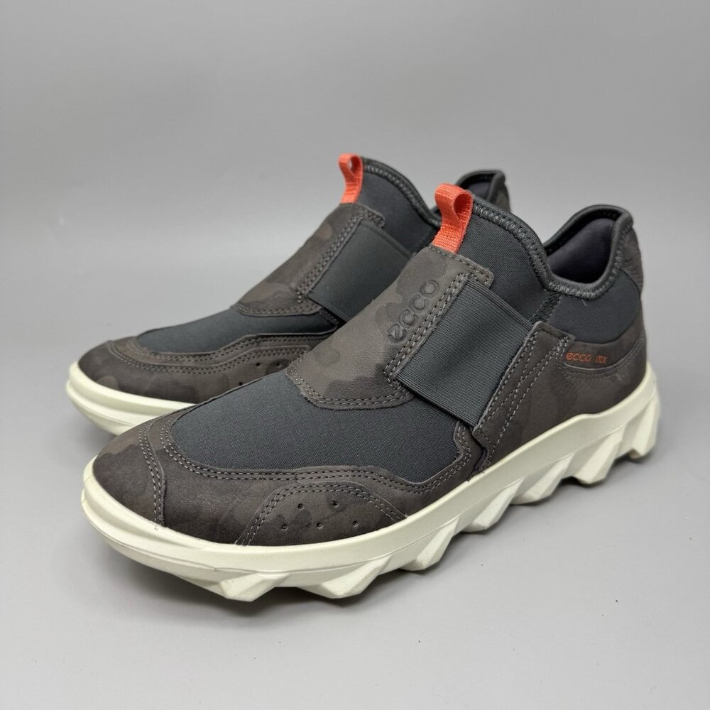 Ecco Sport MX Low Womens Size 8-8.5 Brown Camo Slip On Shoes Sneakers - Picture 3 of 10